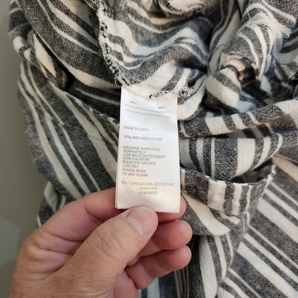 Laundry by Shelli Segal Linen Jumpsuit festival boho beachy vacation - Picture 8 of 10